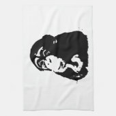 Linge De Cuisine Chimpanzé Pop Art Thinking (Vertical)