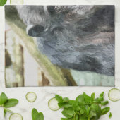 LINGE DE CUISINE CHIMPANZÉS CUITS (Plié)