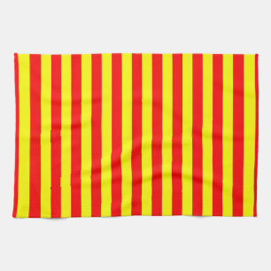 Linge De Cuisine chine kirghizistan espagne drapeau bandes rouge ja