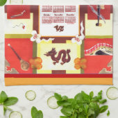 Linge De Cuisine Chinese Favorites 2026 Calendar Fabric Font (Plié)