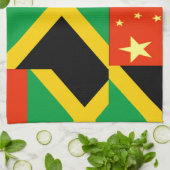 Linge De Cuisine Chinois-Jamaïcain (Plié)