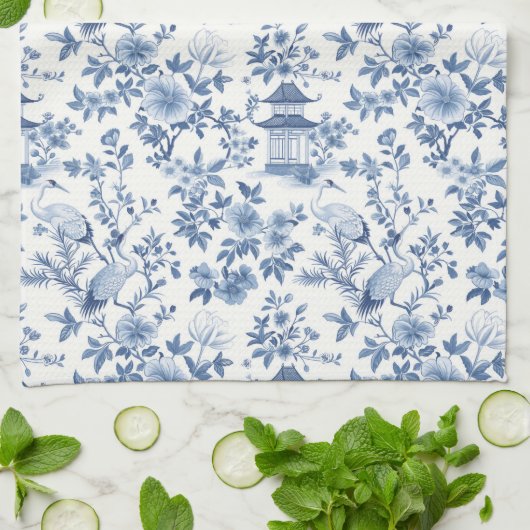 Linge De Cuisine Chinoiserie (Plié)