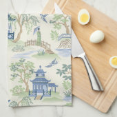 Linge De Cuisine Chinoiserie (Quart Plié)