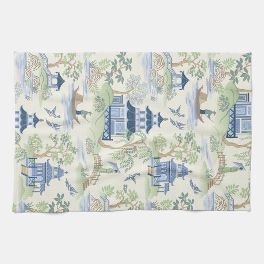 Linge De Cuisine Chinoiserie (Horizontal)