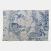 Linge De Cuisine Chinoiserie bleue et blanche (Horizontal)