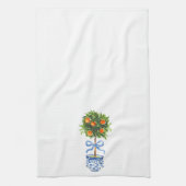 Linge De Cuisine Chinoiserie Citrus Topiary Tree Kitchen Towel (Vertical)