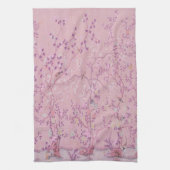 Linge De Cuisine Chinoiserie rose (Vertical)