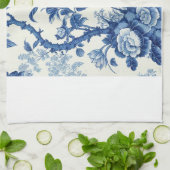 Linge De Cuisine Chinoiseries bleues et blanches (Plié)