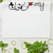 Linge De Cuisine Chiot dalmate (Plié)