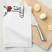 Linge De Cuisine Chiot dalmate (Quart Plié)