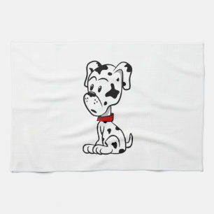Linge De Cuisine Chiot dalmate