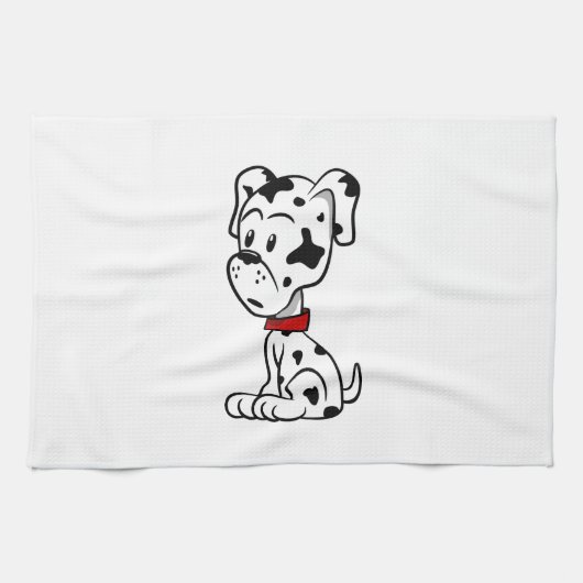 Linge De Cuisine Chiot dalmate (Horizontal)