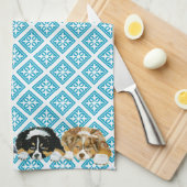 Linge De Cuisine Chiots australiens de berger (Quart Plié)