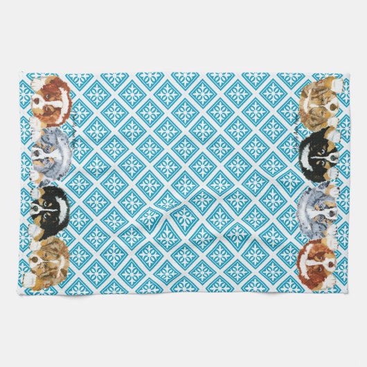 Linge De Cuisine Chiots australiens de berger (Horizontal)