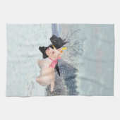 Linge De Cuisine Chiots écossais (Horizontal)