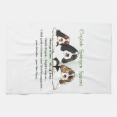 Linge De Cuisine Chiots espagnols Springer anglais (Horizontal)