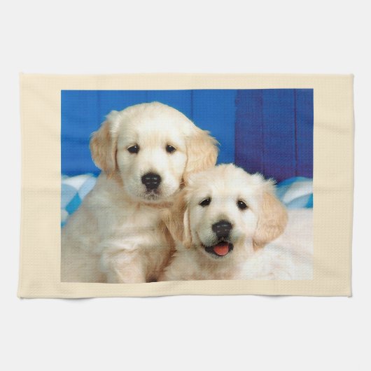 Linge De Cuisine chiots Labrador (Horizontal)