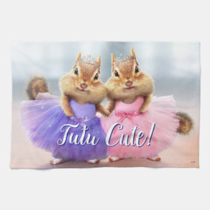 Linge De Cuisine Chipmunk Ballerina Duo