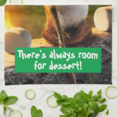 Linge De Cuisine Chipmunk Mangant Marshmallow (Plié)