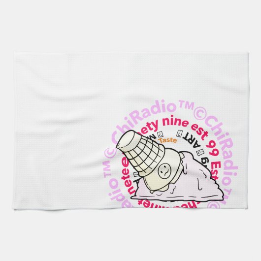 Linge De Cuisine ChiRadio LLC Icecream mur art (Horizontal)