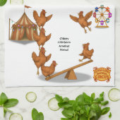 Linge De Cuisine Chirpy Chickens acrobat squad (Plié)