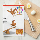 Linge De Cuisine Chirpy Chickens acrobat squad (Quart Plié)