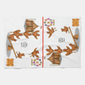 Linge De Cuisine Chirpy Chickens acrobat squad (Horizontal)