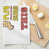 Linge De Cuisine Chirurgie du genou drôle (Quart Plié)