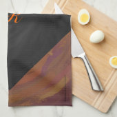 Linge De Cuisine Chocolat Carmel Swirl (Quart Plié)