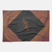 Linge De Cuisine Chocolat Carmel Swirl (Horizontal)