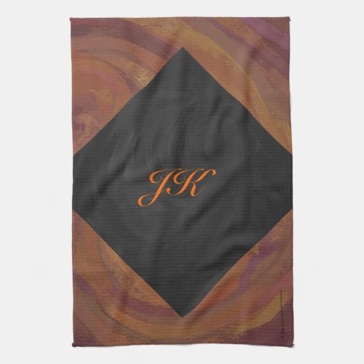 Linge De Cuisine Chocolat Carmel Swirl (Vertical)