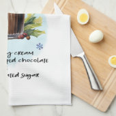 Linge De Cuisine Chocolat chaud classique (Quart Plié)