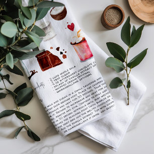 Linge De Cuisine Chocolat chaud maison Heirloom de la recette