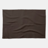Linge De Cuisine Chocolat foncé, Brown solide, Brown foncé (Horizontal)