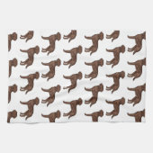 Linge De Cuisine Chocolat Labrador Retriever Brown Lab Dog Motif (Horizontal)