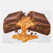 Linge De Cuisine Chocolate Caramel Kitchen Towel (Horizontal)