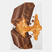 Linge De Cuisine Chocolate Caramel Kitchen Towel (Vertical)
