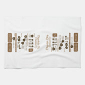 Linge De Cuisine Chocolate Chip Cookies Recipe Kitchen Towel (Horizontal)