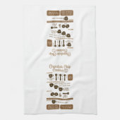 Linge De Cuisine Chocolate Chip Cookies Recipe Kitchen Towel (Vertical)