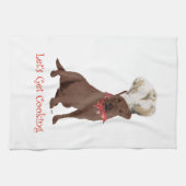 Linge De Cuisine Chocolate Labrador Retriever (Horizontal)