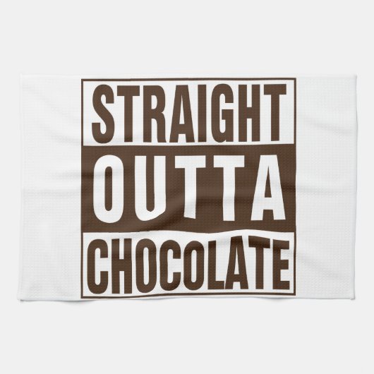 Linge De Cuisine Chocolate Straight Outta Brown (Horizontal)