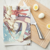 Linge De Cuisine Chœur d'anime (Quart Plié)