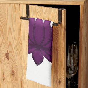 Linge De Cuisine Choisissez Fleur de Lotus Violet Calme