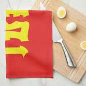 Linge De Cuisine Chok Dee ~ Good Luck in Thai Language Script (Quart Plié)