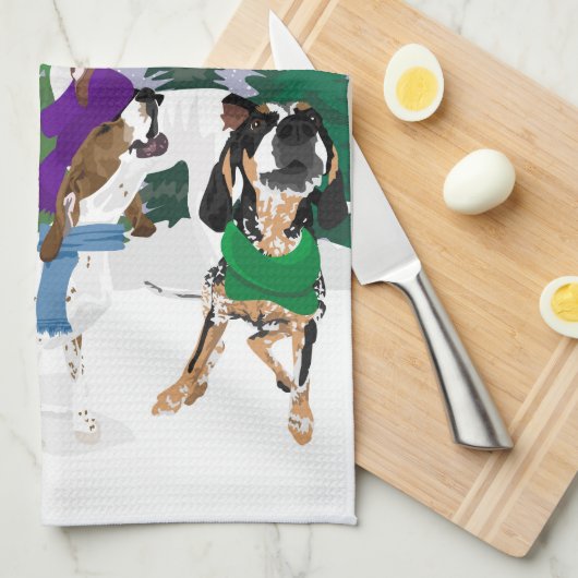 Linge De Cuisine Chorus baisé (Quart Plié)