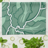 Linge De Cuisine Chou vert funky (Plié)