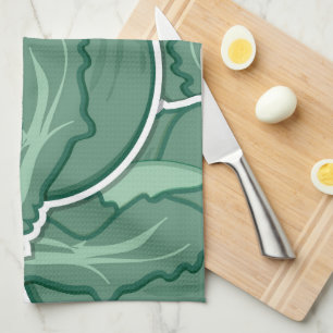 Linge De Cuisine Chou vert funky