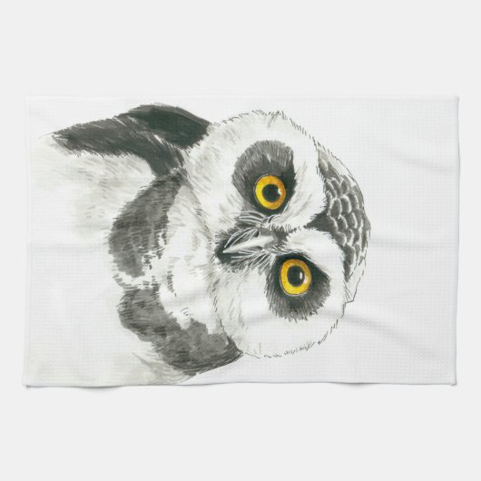 Linge De Cuisine Chouette (Horizontal)