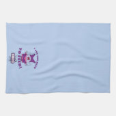 Linge De Cuisine Chouette avec Fourche et couteau (Horizontal)