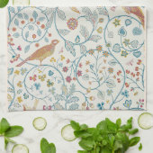 Linge De Cuisine Chouette botanique et baies (Plié)